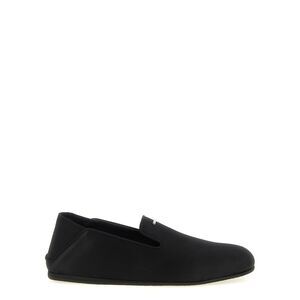 Giuseppe Zanotti Black Viscose Slip-On Men's Loafers